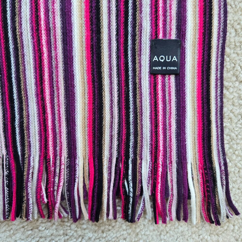 Aqua Knit Stripes Soft Scarf Bloomingdales